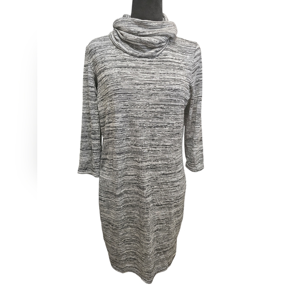 NWT Bench Clothing Cowl Neck Cotton Blend Half Sleeve Mini Dress Small